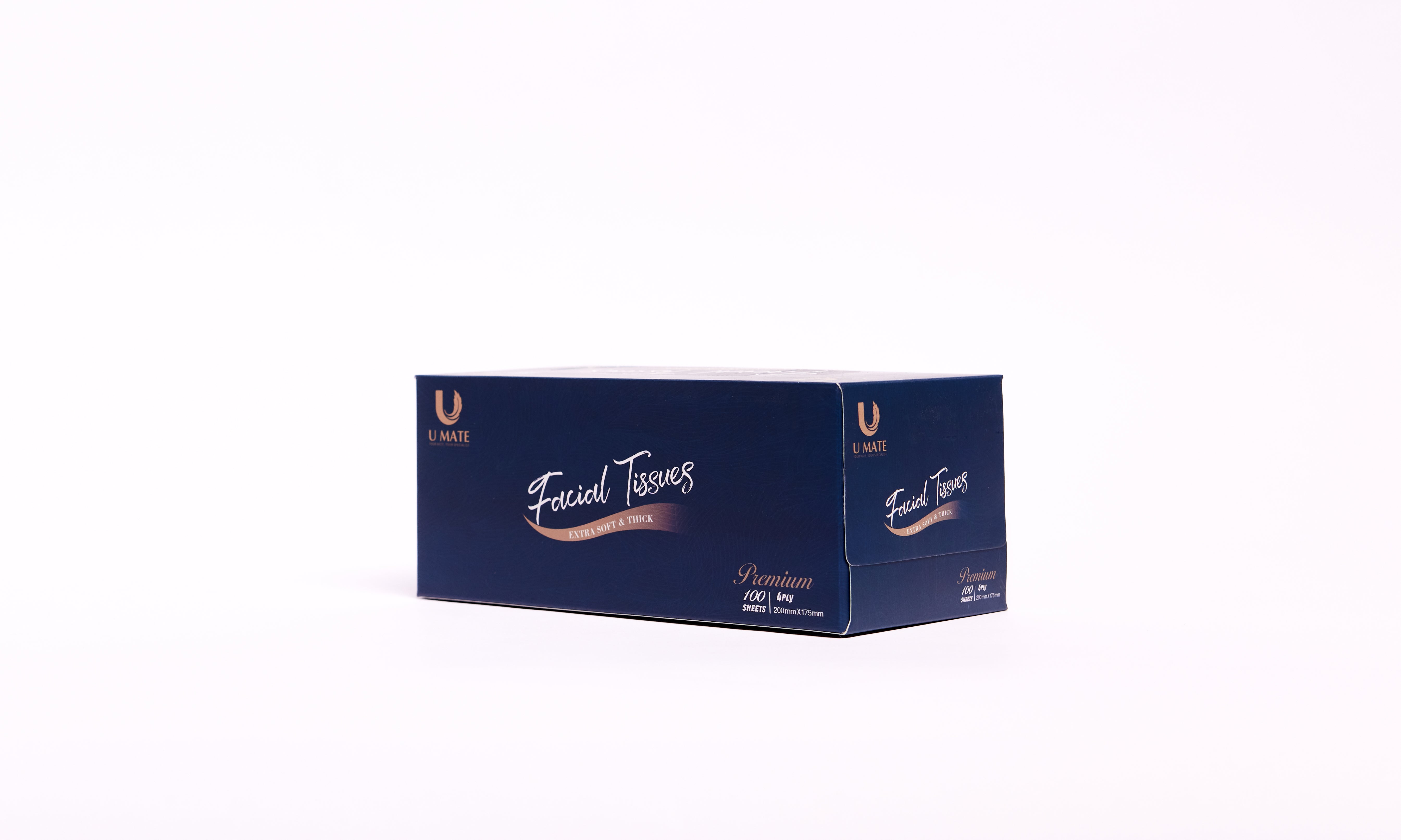 U MATE 4 Ply Premium Facial tissues